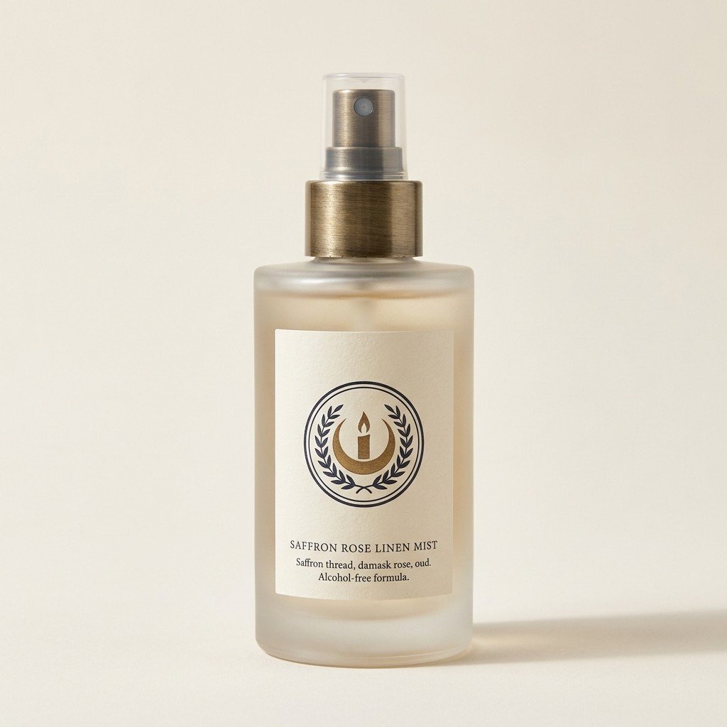 Saffron Rose Linen Mist